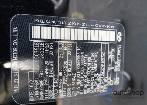 2022 Infiniti Qx55 Essential Awd z USA, uszkodzony, nr VIN 3PCAJ5K37NF105732